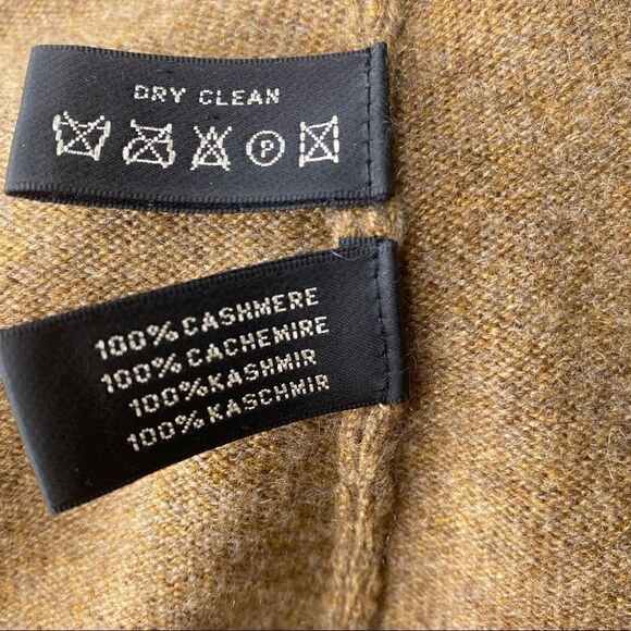 Ralph Lauren Toffee Melange Cashmere Knit Ruffled Wrap-Around L/S Sweater - Picture 13 of 16